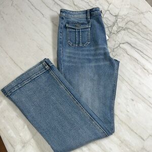 KanCan Blue Flare Wide Leg Jeans woman’s size 13/30